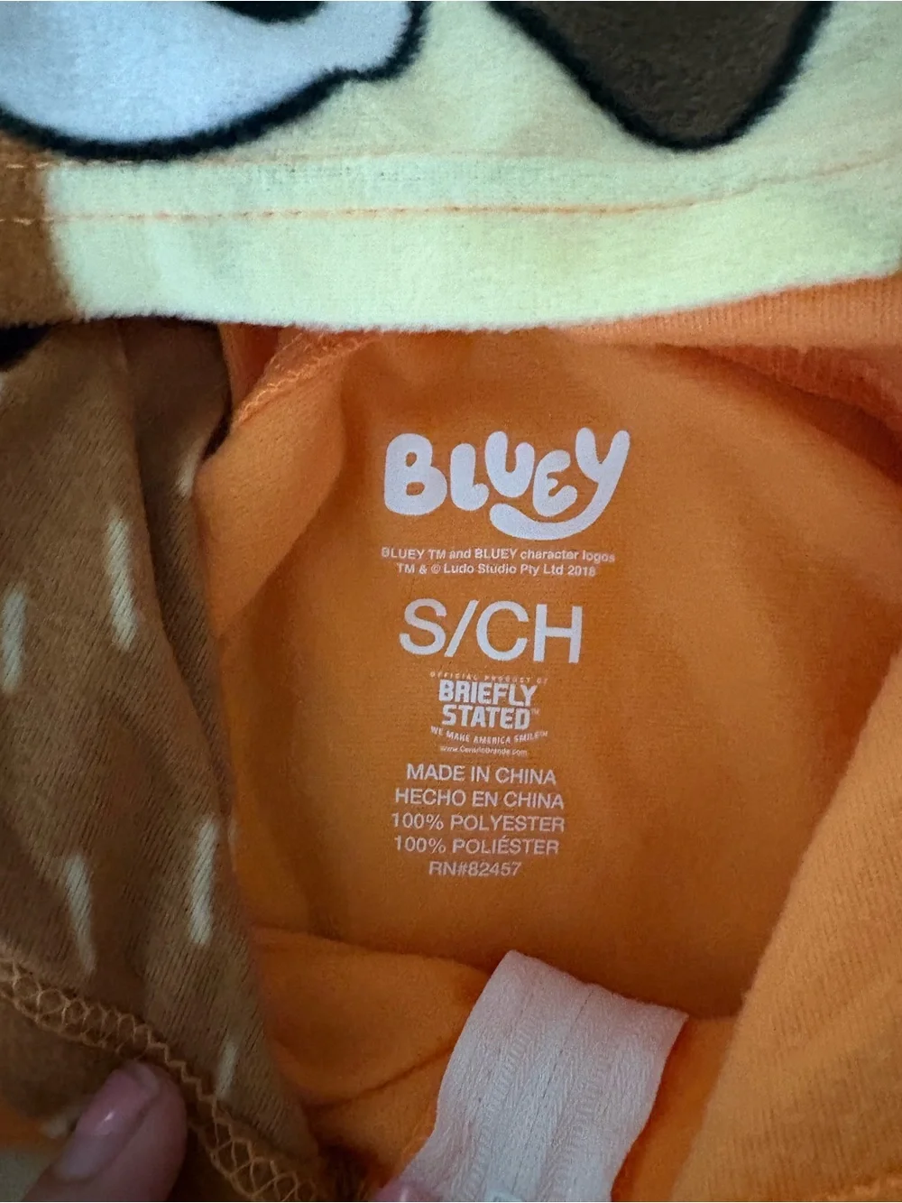 Lucy Orange Fox Hooded Kids Pajama Onesie